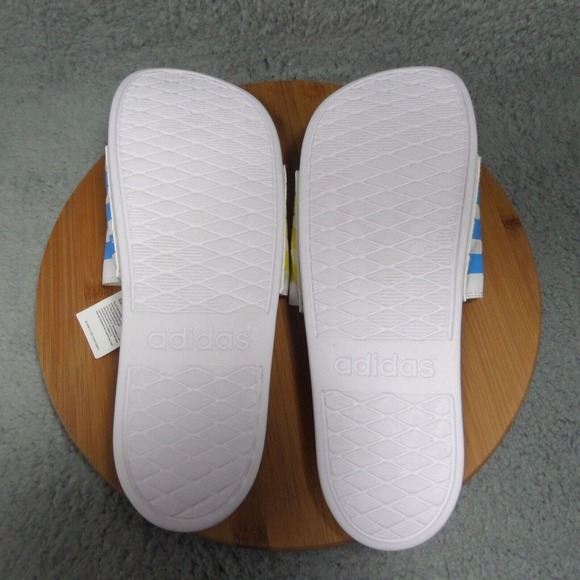 Adidas Adilette Slide Men's Size 13 Cushioned Slip On Rainbow Sandals Gx7222 - Picture 6 of 8
